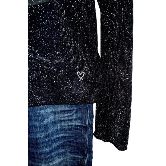 Victorias Secret Blouse Black Sheer Cyberpunk Futuristic Mesh Goth alt egirl y2k - Picture 5 of 9